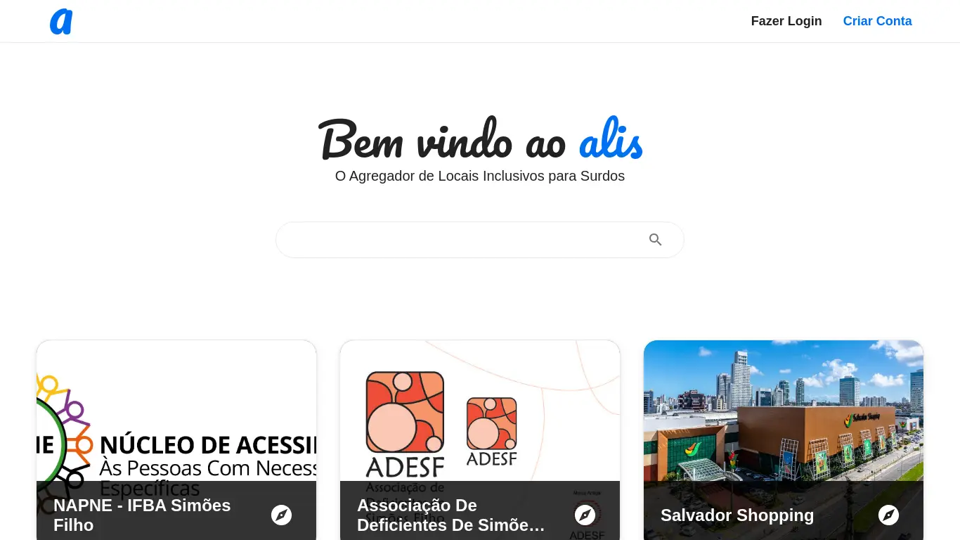 Screenshot the ALIS Website